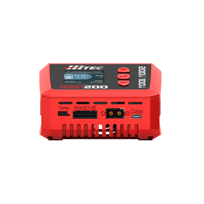 HiTEC 44346 RDX1 AC/DC 200W RC Battery Charger