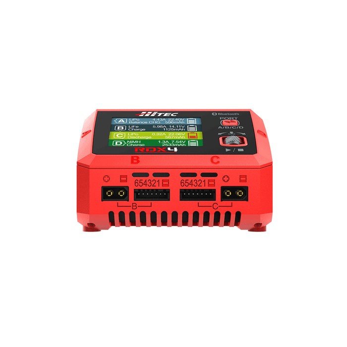 HiTEC 44354 RDX4 Quad Smart LiPo Battery Balance Charger 6S 10AMP