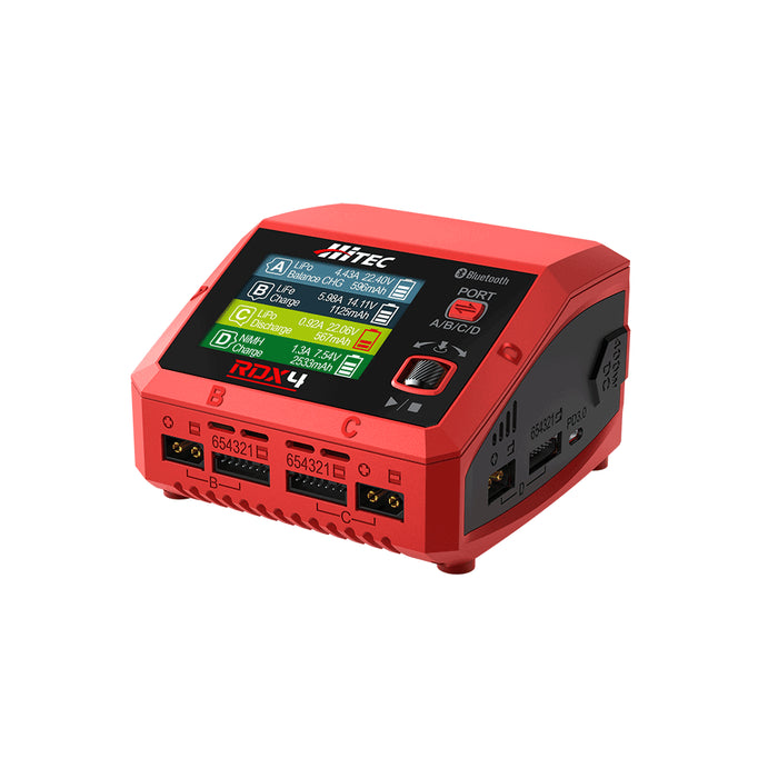HiTEC 44354 RDX4 Quad Smart LiPo Battery Balance Charger 6S 10AMP