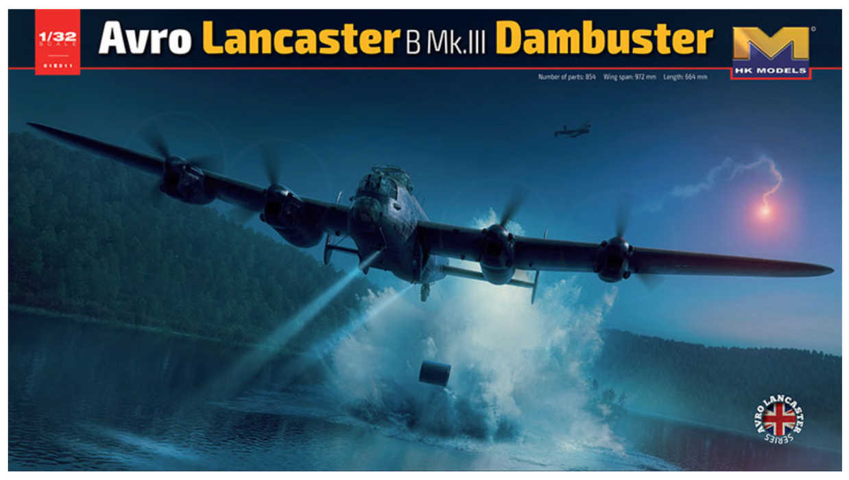 HK Models 01E011 1/32 Avro Lancaster B.Mk.III Dambuster Model Aircraft Kit