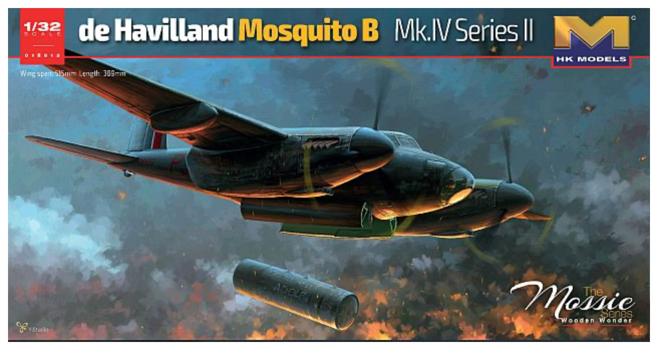 HK Models 01E015 1/32 De Havilland Mosquito B Mk.IV Series II Model Aircraft Kit