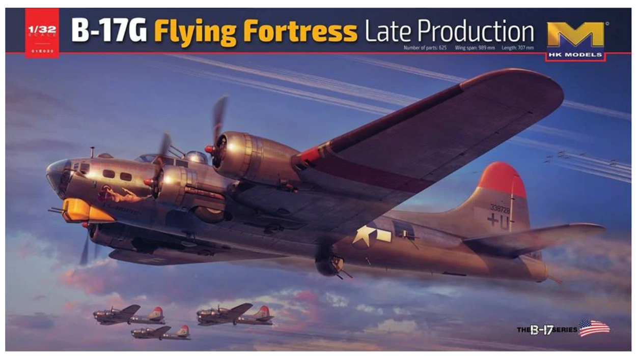 HK Models 01E030 1/32 B-17G Flying Fortress Late Production Model Aircraft Kit
