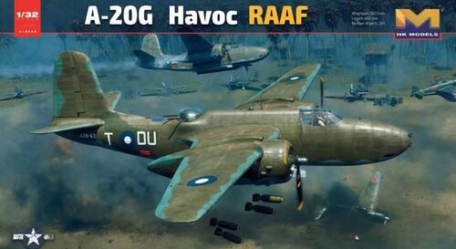 HK Models 01E042 1/32 A-20G Havoc RAAF Model Aircraft Kit