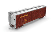BLI 10727 HO Scale 40' Wood Stock Car Union Pacific UP 4-Pack No-Sound