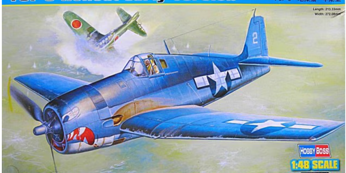 Hobby Boss 80338 1/48 Grumman F6F-3 Hellcat Early Version Model Aircra ...