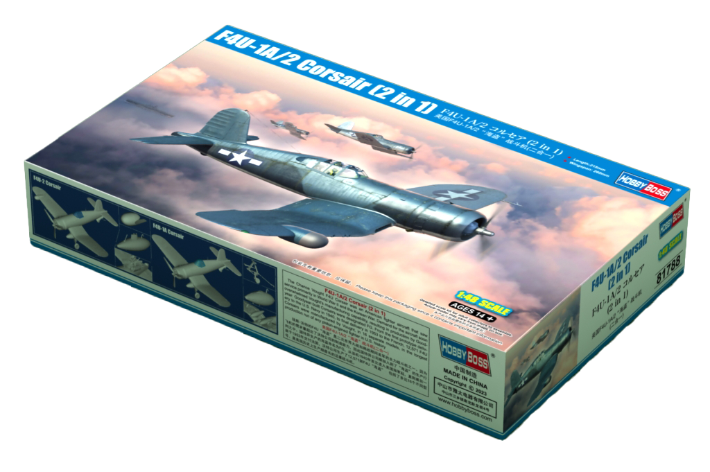 Hobby Boss 81788 1/48 Vought F4U-1A/2 Corsair (2 in 1) Model Plane Kit