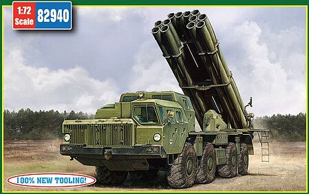 Hobby Boss 82940 1/72 Russian 9A52-2 Smerch-M MRLS Rocket Launcher Model Kit