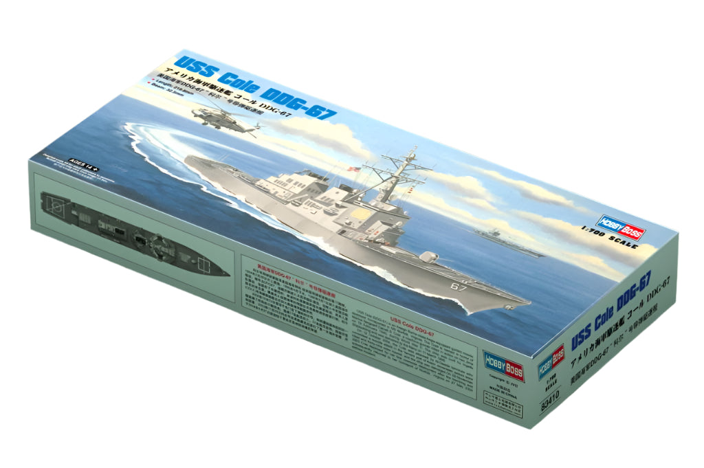 Hobby Boss 83410 1/700 USS Cole DDG-67 Destroyer Model Ship Kit