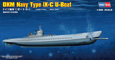 Hobby Boss 83508 1/350 German DKM Navy Type LX-C U Boat Submarine Kit