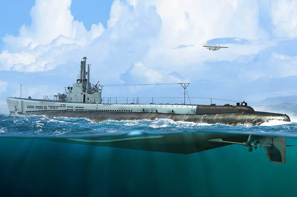 Hobby Boss 83524 1/350 USS Gato SS-212 1944 Model Submarine Kit