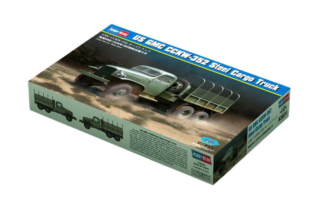 Hobby Boss 83831 1/35 US GMC CCKW-352 Steel Cargo Truck Model Kit
