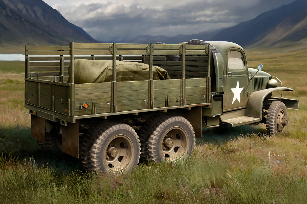 Hobby Boss 83832 1/35 US GMC CCKW-352 Wood Cargo Truck Model Kit