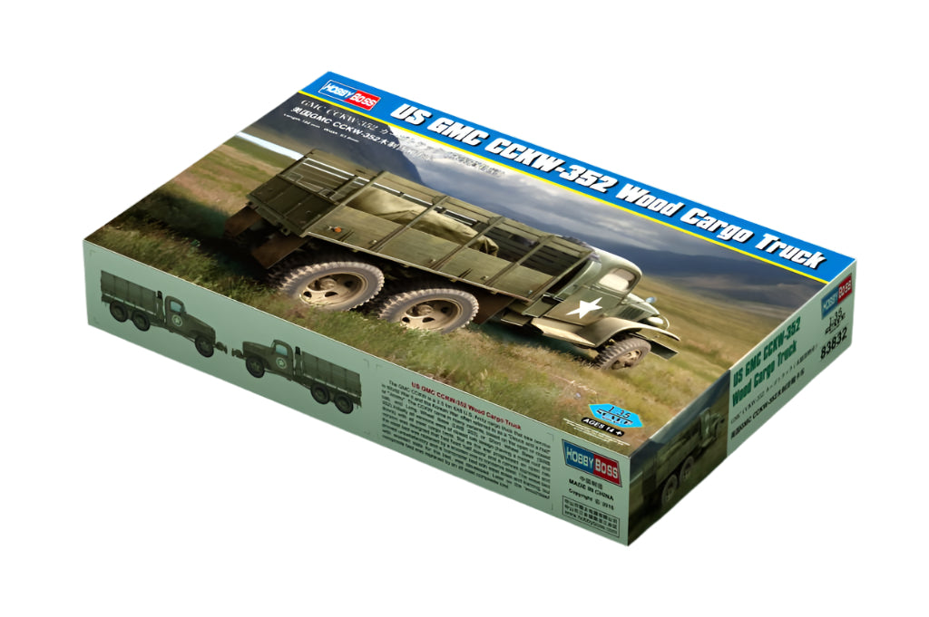 Hobby Boss 83832 1/35 US GMC CCKW-352 Wood Cargo Truck Model Kit