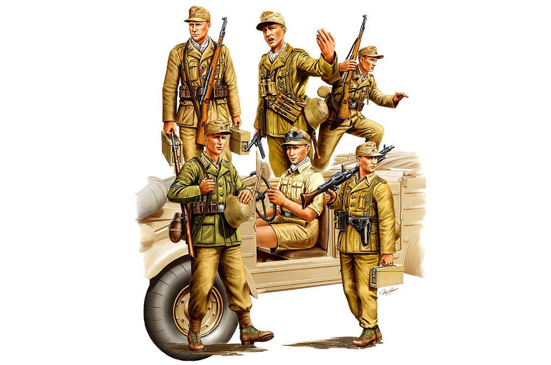 Hobby Boss 84410 1/35 German Africa Corps Figure Set Model Kit