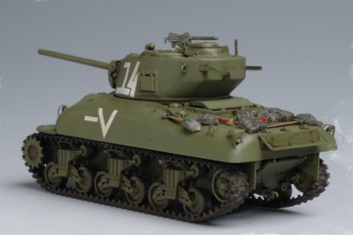Hobby Boss 84801 1/48 U.S. M4A1 (76) W Medium Tank Model Kit