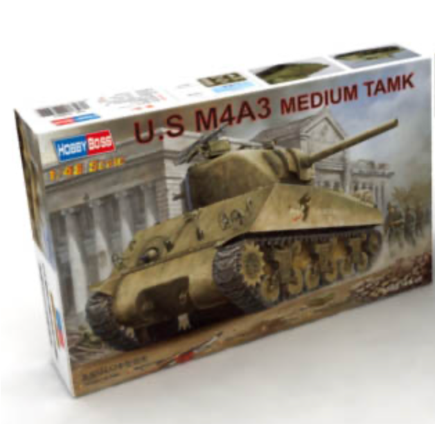 Hobby Boss 84803 1/48 U.S. M4A3 Medium Tank Model Kit