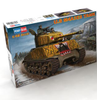 Hobby Boss 84804 1/48 U.S. M4A3E8 Korean War Tank Model Kit