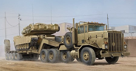 Hobby Boss 85519 1/35 M911 C-HET with M747 Heavy Equipment Trailer Model Kit