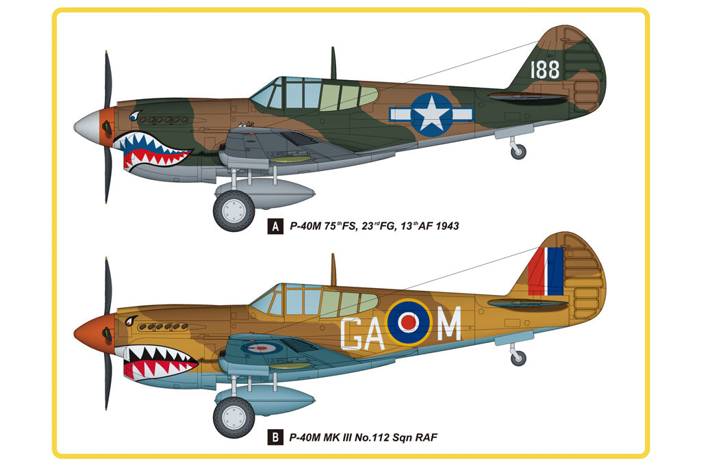 Hobby Boss 85801 1/48 P-40M Kitty Hawk Fighter Model Plane Kit
