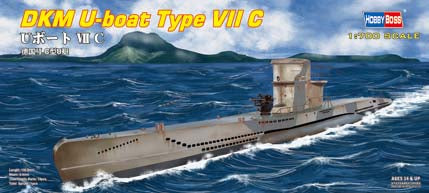 Hobby Boss 87009 1/700 DKM U-boat Type VII C Submarine Model Kit