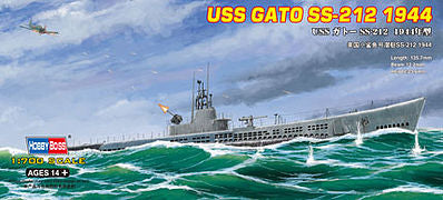 Hobby Boss 87013 1/700 USS Gato SS212 Submarine 1944 Model Kit