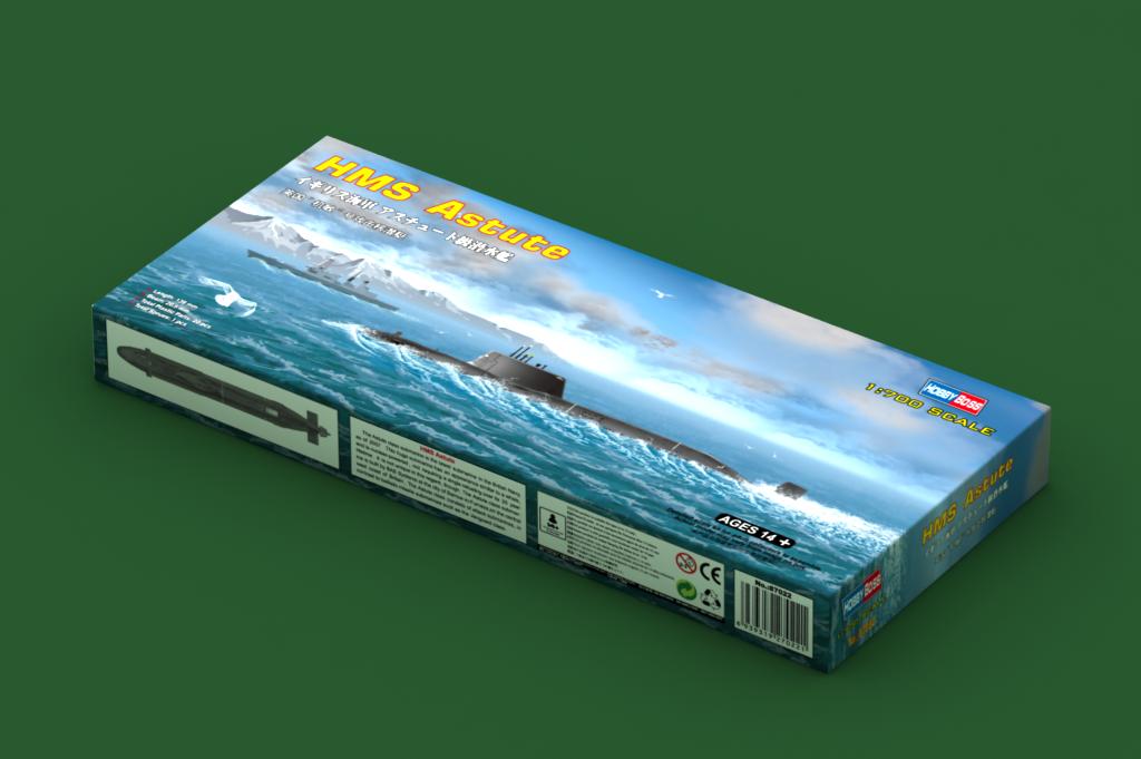 Hobby Boss 87022 1/700 HMS Astute British Submarine Model Kit