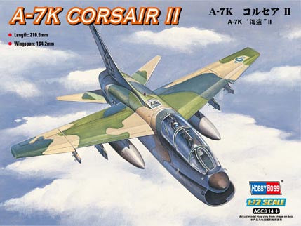 Hobby Boss 87212 1/72 A-7K Corsair II Model Plane Kit