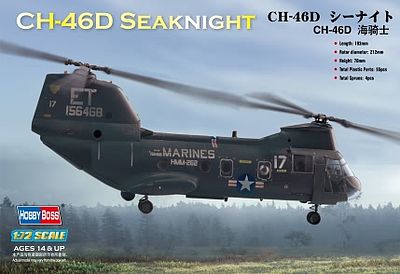 Hobby Boss 87213 1/72 CH-46 SEA KNIGHT Model Helicopter Kit