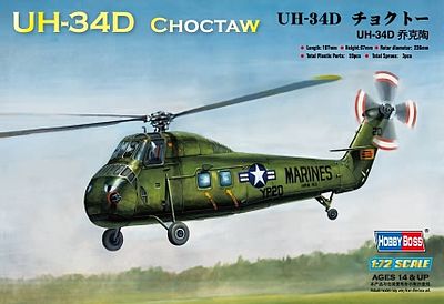 Hobby Boss 87222 1/72 UH-34D CHOCTAW Model Helicopter Kit
