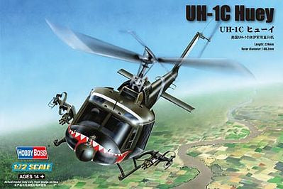Hobby Boss 872229 1/72 UH-1C HUEY Model Helicopter Kit