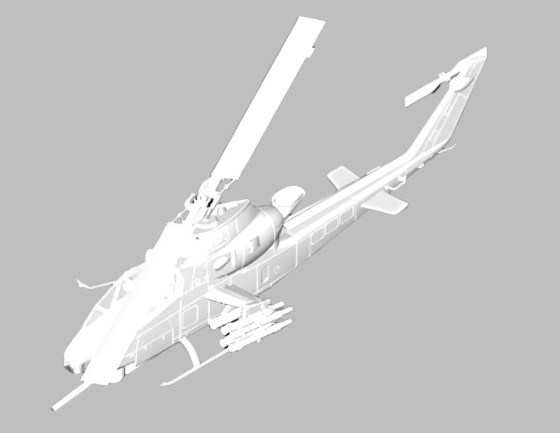 Hobby Boss 87224 1/72 AH-1F Cobra Attack Helicopter Model Kit