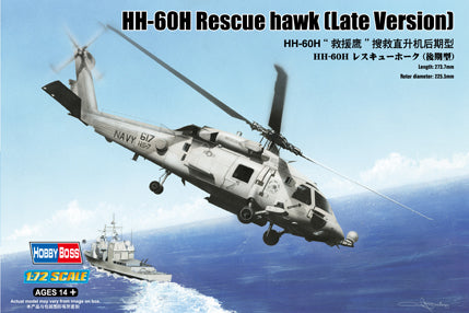 Hobby Boss 87233 1/72 HH-60H Rescue Hawk (Late Version) Model Helicopter Kit