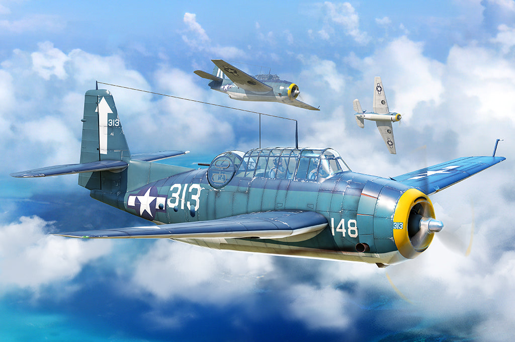 Hobby Boss 87274 1/72 TBM-3 Avenger Model Plane Kit