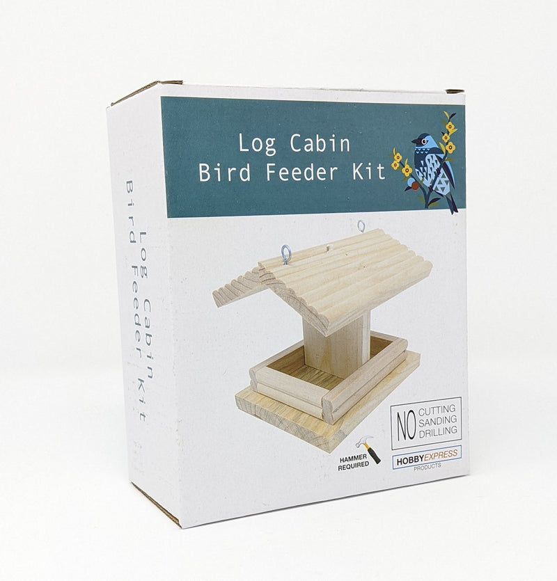 Hobby Express 60009 Log Cabin Bird Feeder Kit