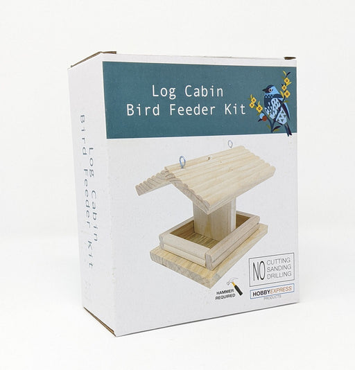 Hobby Express 60009 Log Cabin Bird Feeder Kit