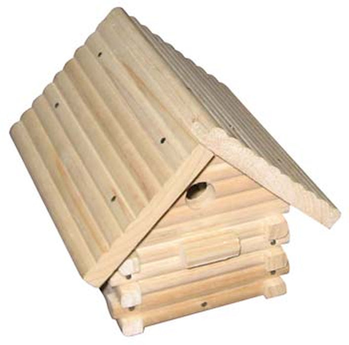 Hobby Express 60010 Log Cabin Bird House Kit