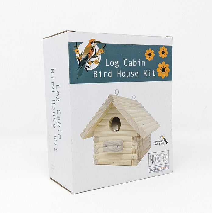 Hobby Express 60010 Log Cabin Bird House Kit