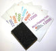 Hobby Stix 2050 3"x4" Micro Finishing Cloth Abrasive Sheets with Foam Back-Up Pad (6 different grits)