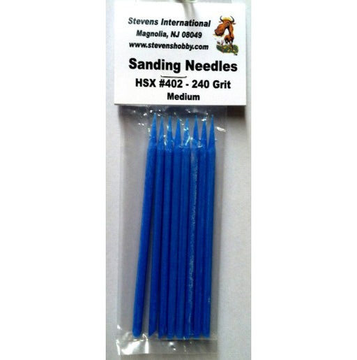 Hobby Stix 402 240 Grit Medium Sanding Needles (8 Pack)