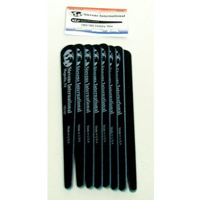 Hobby Stix 406 180/180 Grit Medium Hobby Stix Sanding Sticks (10 Pack)