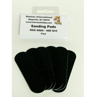 Hobby Stix 904 400 Grit Fine Waterproof Sanding Pads for #901 (6 Pack)