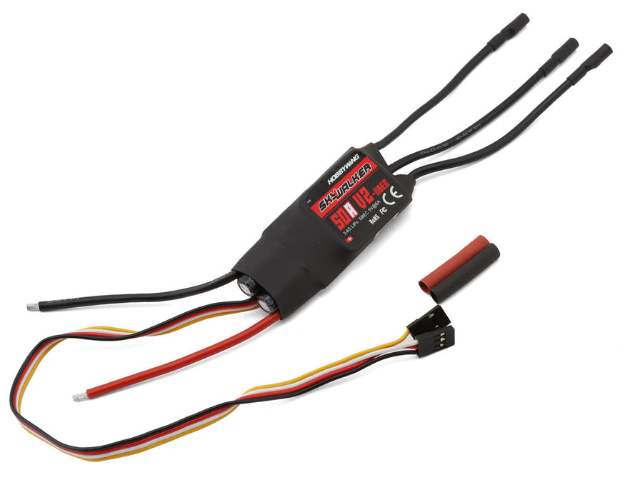 HOBBYWING 30216400 Skywalker 50A V2 Plus 3-6S Capable ESC