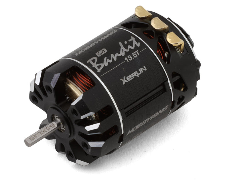 HOBBYWING 30401857 XeRun Bandit 13.5T Black G4 Brushless Motor