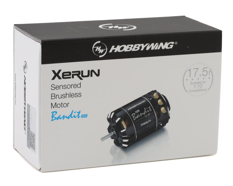 HOBBYWING 30401858 XeRun Bandit 17.5T Black G4 Brushless Motor
