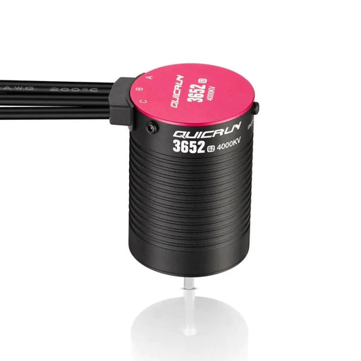HOBBYWING 30404401 QuicRun 3652 SL G2 4000KV Brushless Motor with 3.17mm Shaft