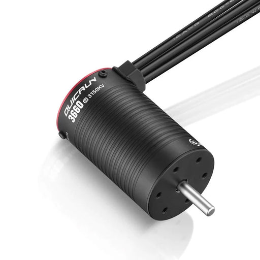 HOBBYWING 30404500 QuicRun 3660 SL G2 3150KV Brushless Motor with 3.17mm Shaft