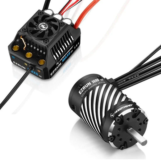 HOBBYWING 38010804 EzRun MAX6 G2 ESC and 5690 SD 1250KV Sensored Brushless Motor Combo