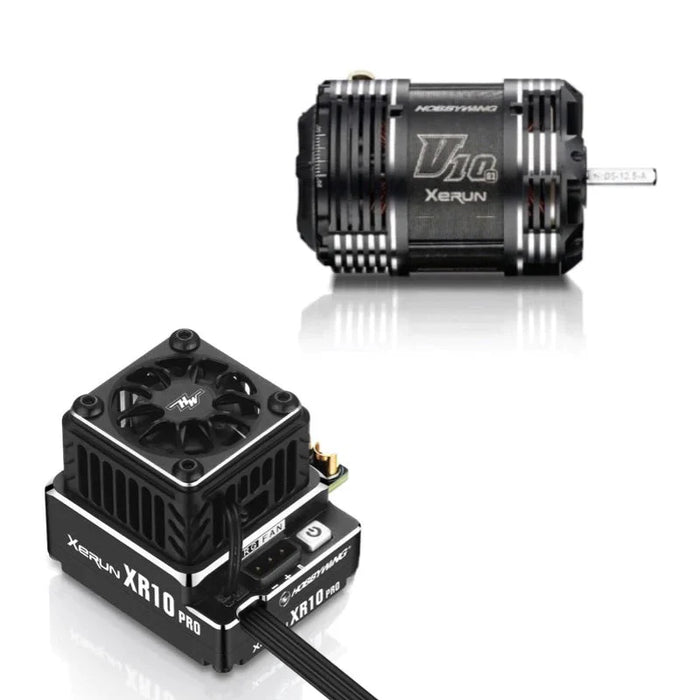 HOBBYWING 38020330 XeRun XR10 Pro G2S ESC and V10 G3 7T Brushless Motor Combo