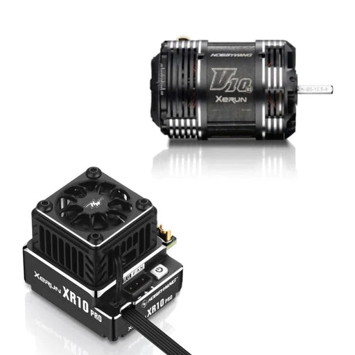 HOBBYWING 38020333 ExRun XR10 Pro G2S ESC and V10 G3 8.5T Brushless Motor Combo