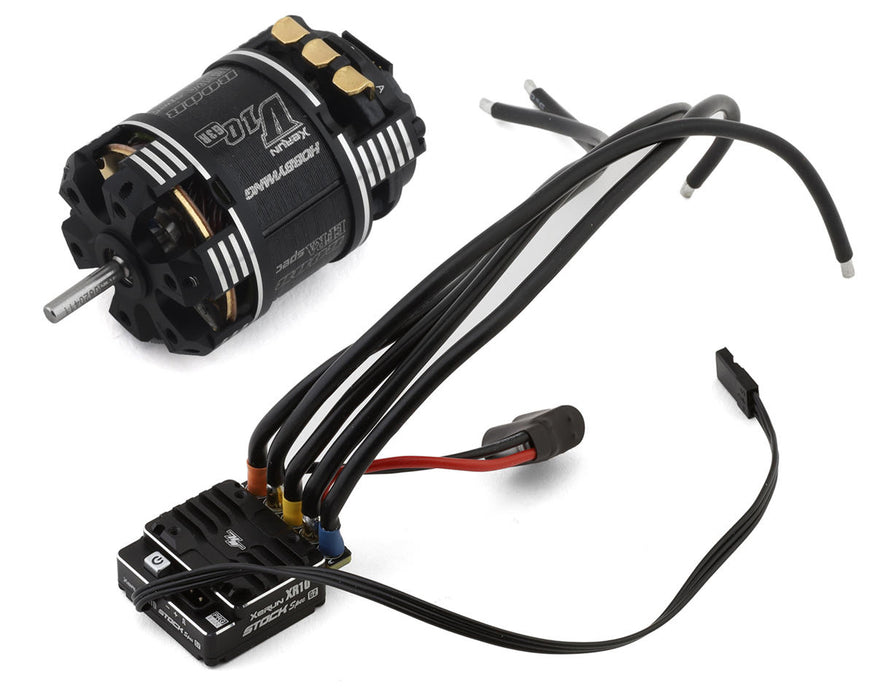 HOBBYWING 38020380 Xerun Combo XR10 Stock 2S G2 ESC & V10 G3R 25.5T Motor